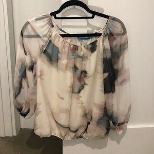 Alice + Olivia off the shoulder blouse